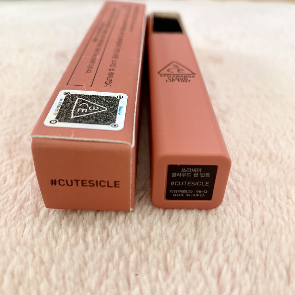 Son 3CE CLOUD LIP TINT #CUTESICLE (hồng nude)