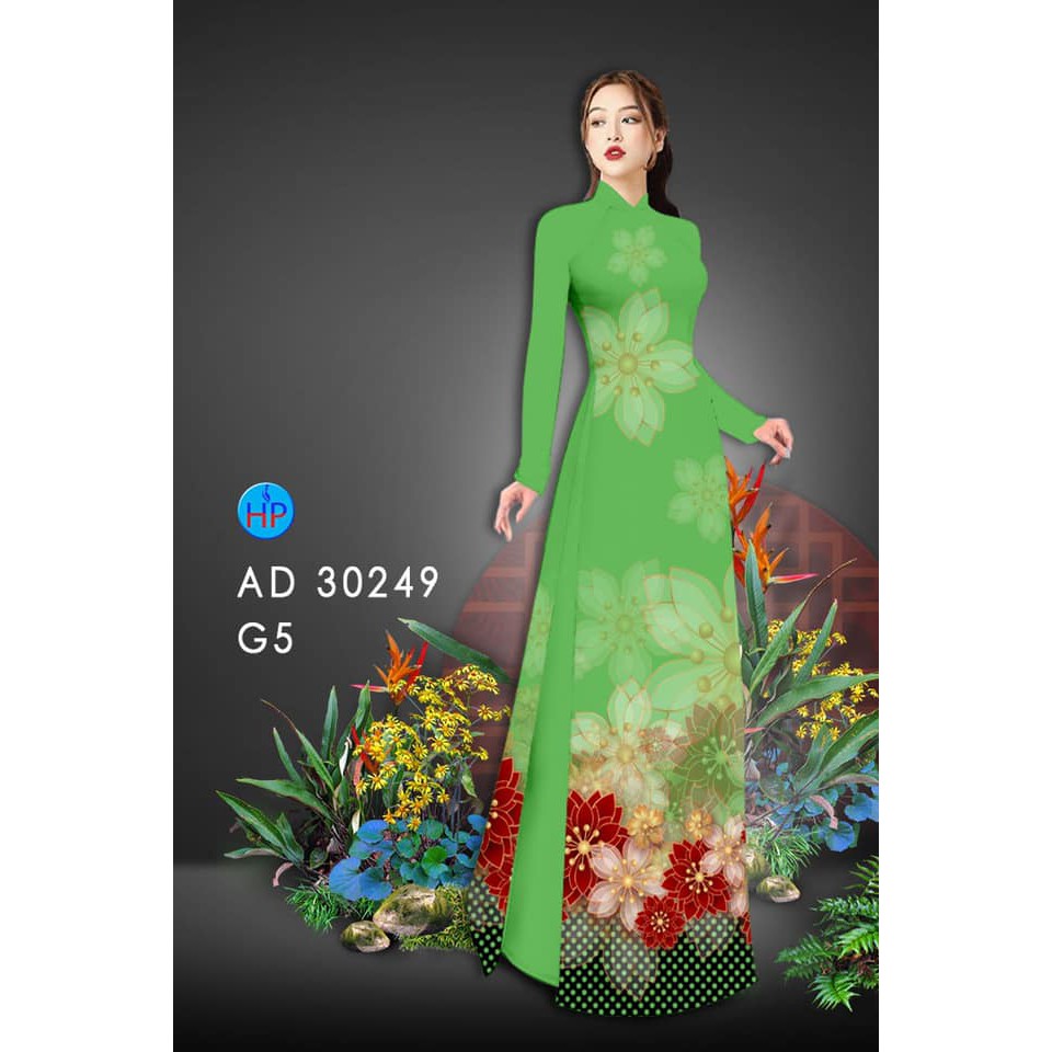 [HÀNG MỚI VỀ] Vải áo dài in 3D họa tiết hoa đẹp, vải mềm, hình thật NEW