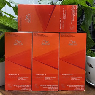Bộ thuốc duỗi tóc Wella Straighten It 100mlx2