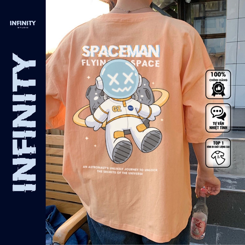 Áo Thun Nam Tay Lỡ Form Rộng SPACEMAN Spacest Studio, Áo Phông Rộng Nữ Unisex TV5069