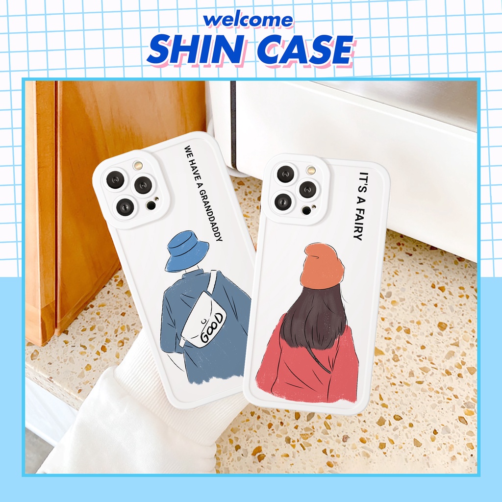 Ốp lưng iphone Fairy cạnh vuông 6/6plus/6s/6splus/7/7plus/8/8plus/x/xs/11/12/13/14/pro/max/promax/plus/shin/case