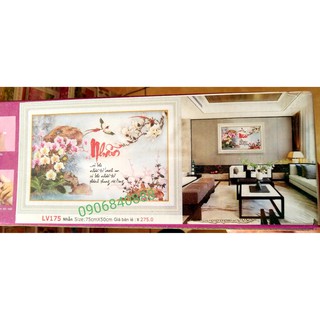 Tranh Đính Đá Chữ Nhẫn LV175