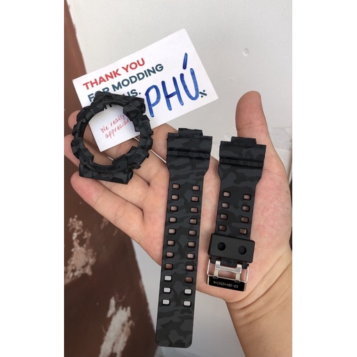 BỘ VỎ VÀ DÂY CHO ĐỒNG HỒ G-SHOCK GA/GD100-110-120-140 TẶNG KÈM CHỐT VÀ DỤNG CỤ THAY