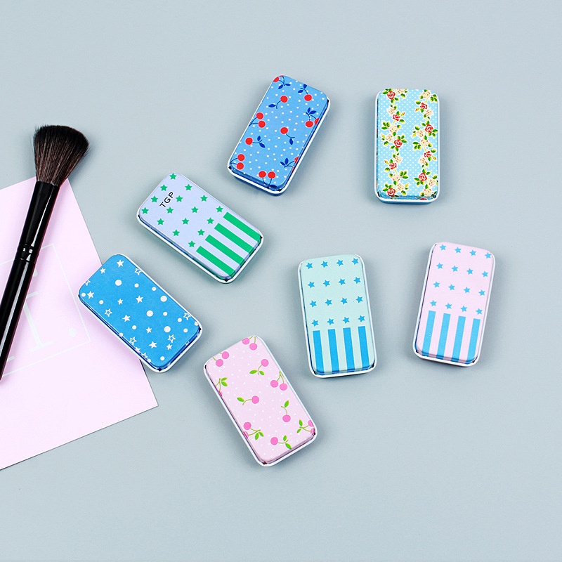 Mới Hộp Sắt Đựng Kẹp Tóc Nhỏ Gọn Tiện Dụng