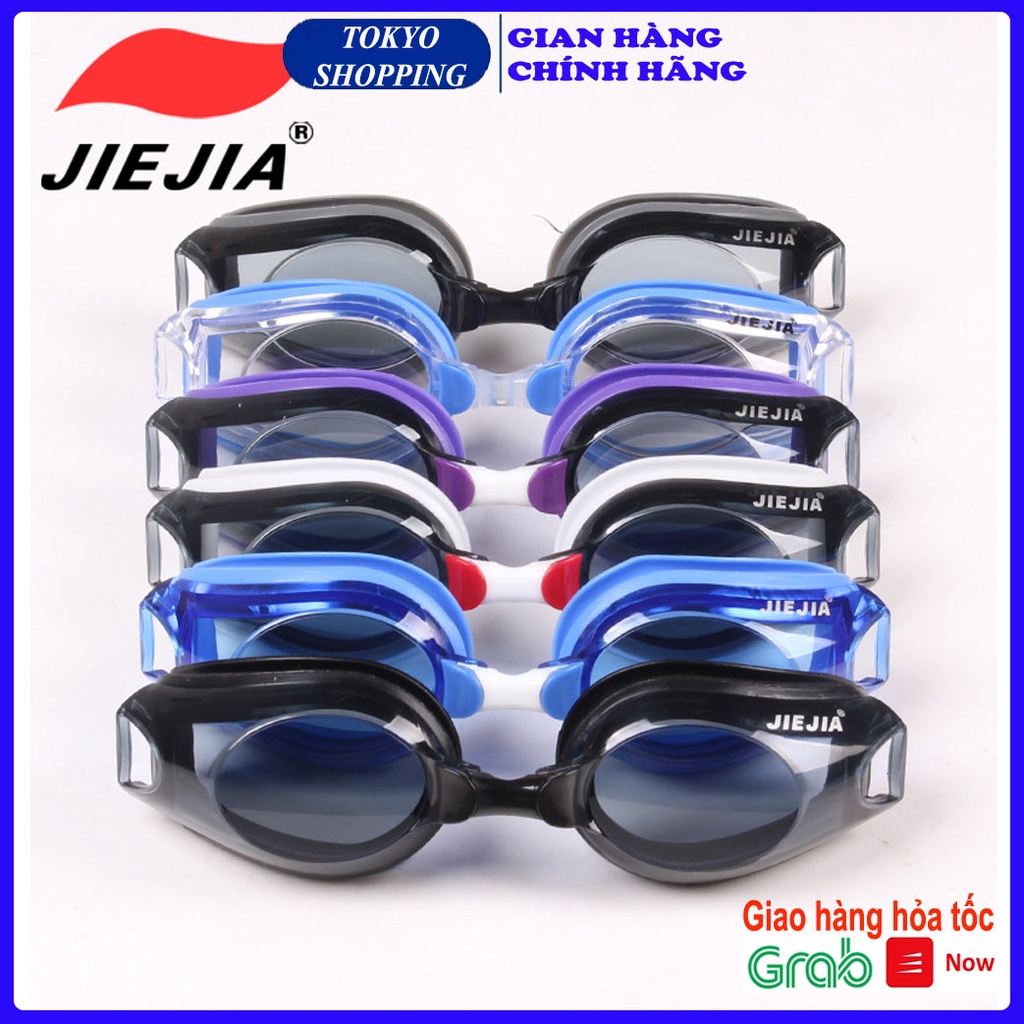 Kính bơi người lớn tráng gương cao cấp JIEJIA 360 góc nhìn, hạn chế sương mờ ngăn nước tuyệt đối