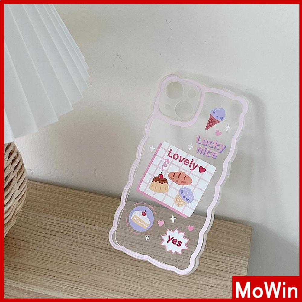 Ốp điện thoại silicon mềm hình bánh dễ thương chống trượt/ va đập thích hợp cho iPhone13ProMax/12 ProMax/11/ 7Plus