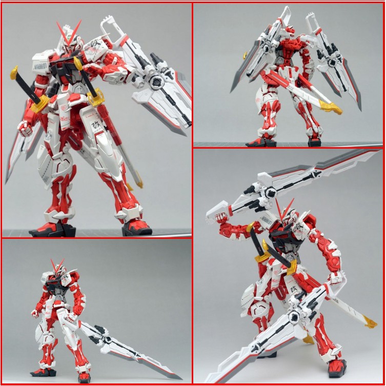 PHụ kiện mô hình MG 1/100 Weapon Unit Sword Caledbwlch honoo HJ Build Weapon Astray Red Blue (không kèm gundam)