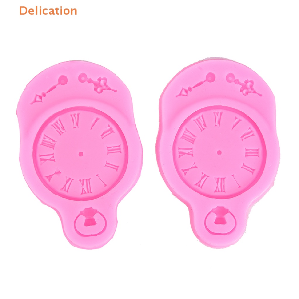 1 Khuôn Silicone Làm Bánh Hình Đồng Hồ
