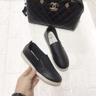 Giày slipon chất da