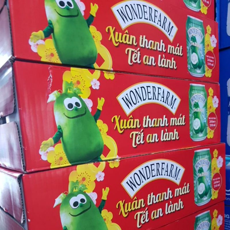 [Chỉ hỏa tốc] Thùng 24 Lon Trà Sâm Bí Đao Wonderfarm Lon 310ml Date Luôn Mới | BigBuy360 - bigbuy360.vn