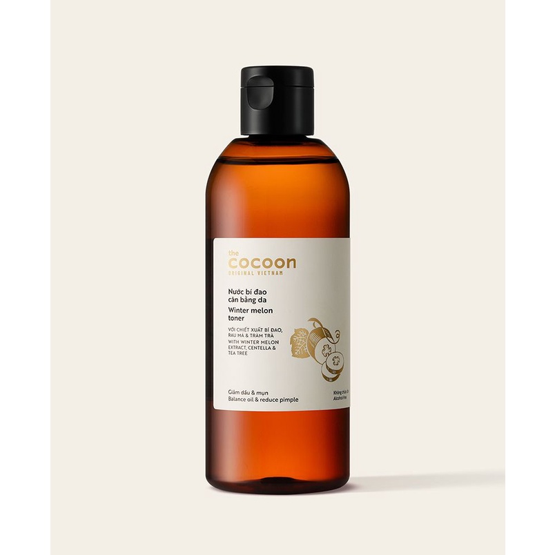 Nước bí đao cân bằng da Winter melon toner Cocoon 140ml/310ml NPP shoptido