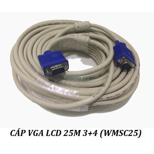 Cáp VGA LCD VMSC dành cho màn hình tv từ 1.5m đến 30m 1.5m vmsc1.5 , 3m vmsc3 , 5m vmsc5 , 10m vmsc10