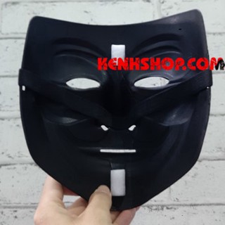MẶT NẠ HACKER MÀU ĐEN HỌA TIẾT VÀNG