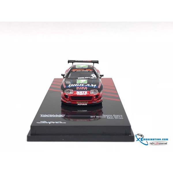 Xe Mô Hình Toyota Supra D1 Grand Prix 2011 1:64 Tarmac Works ( Đỏ Đen )