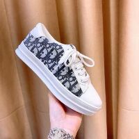 Giày thể thao in chữ dior mở