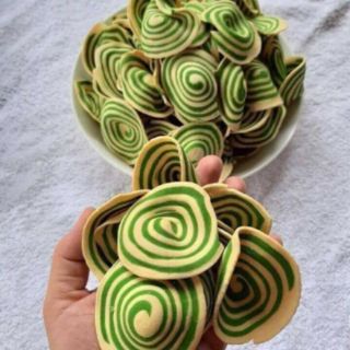 Bánh tai heo dứa xanh 500g