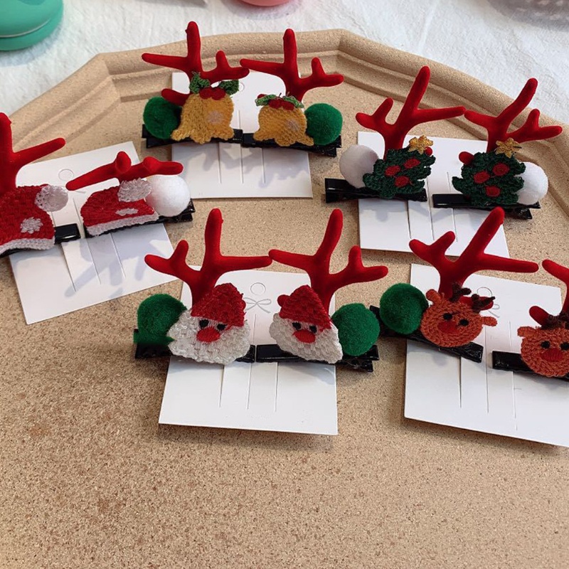 Kẹp Tóc Hình Sừng Tuần Lộc Giáng Sinh