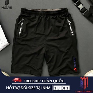 Quần short thun thể thao nam logo thêu Sports cực đẹp QSTD0088