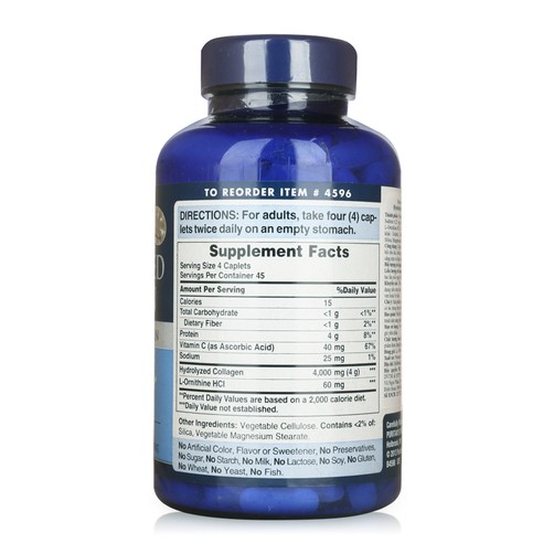 [CHÍNH HÃNG] Collagen thủy phân giúp da căng mịn, mờ nám Puritan's Pride Hydrolyzed Collagen 1000mg 180 viên | BigBuy360 - bigbuy360.vn