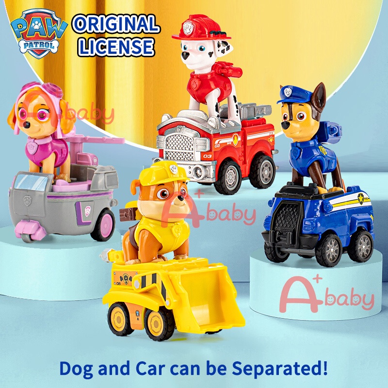 Chó cứu hộ Paw Patrol Đồ Chơi Xe Hơi / Trứng Bất Ngờ  (Xe Cảnh Sát Chase/ Chó Marshall / Rubble / Skye)