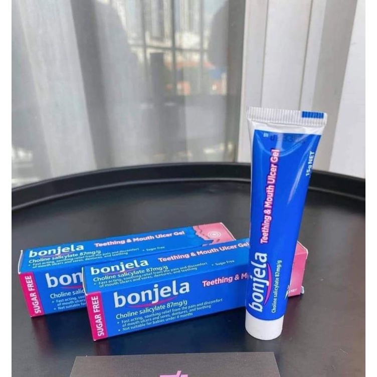 Kem bôi nhiệt miệng, giảm sưng lợi cho bé mọc răng Bonjela  Gel 15g