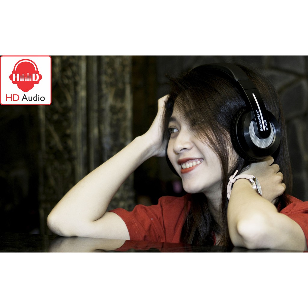 Tai nghe chụp tai bluetooth SoundMax BT200 | BigBuy360 - bigbuy360.vn