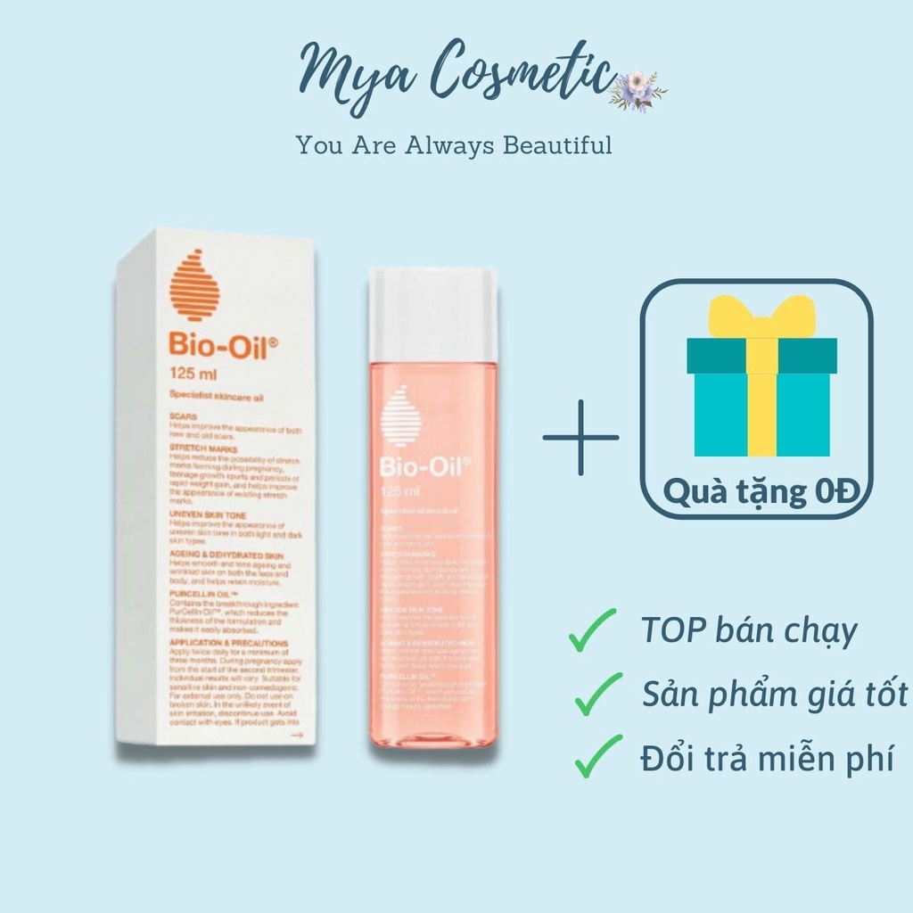 Tinh dầu giảm rạn da mờ sẹo cho mẹ bầu, mẹ sau sinh Bio oil 125 ml  Mya Cosmetic