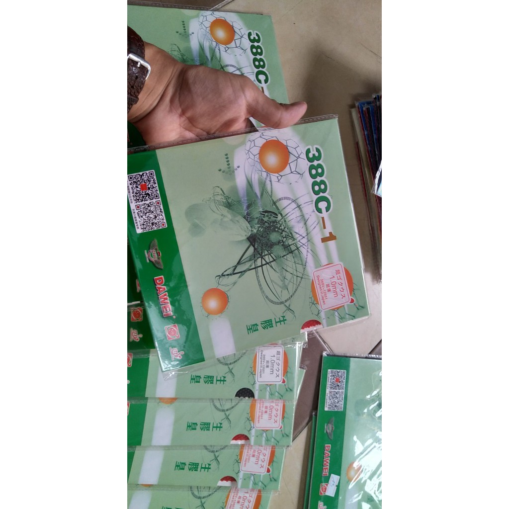 MẶT GAI BÓNG BÀN DAWEI 388C-1 (CÓ LÓT-1.0MM)