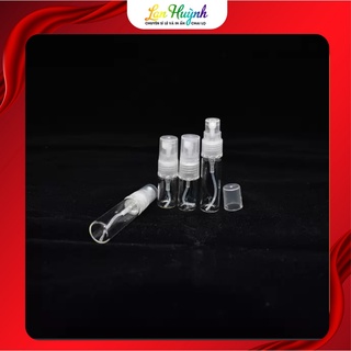 Lọ chiết nước hoa thủy tinh 3ml,chai xịt phun sương thủy tinh
