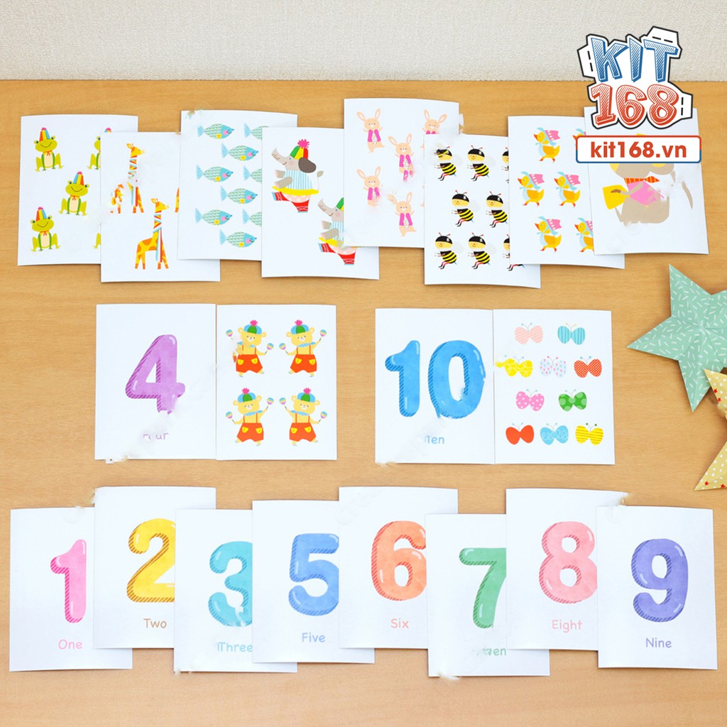 Mô hình giấy đồ chơi Counting Numbers