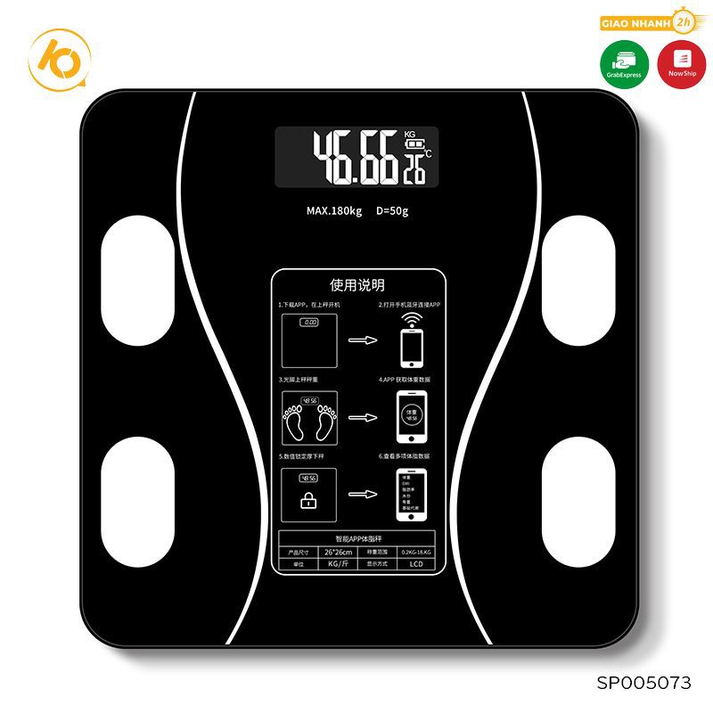Cân điên tử sức khỏe, cân phân tích lượng mỡ, cơ SHOP10K - SP005073
