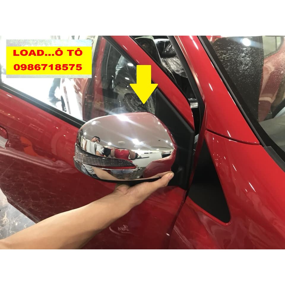 Ốp Gương Xe Toyota Wigo 2019-2018 Mạ Crom Cao Cấp Load Ô Tô
