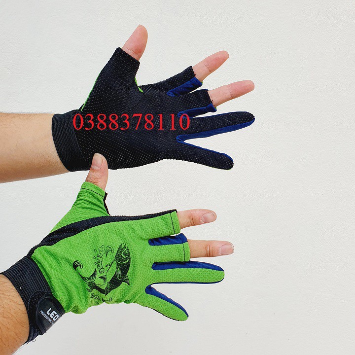 Găng Tay Câu Cá Chống Trượt Bằng Vải Neoprene - GT 1