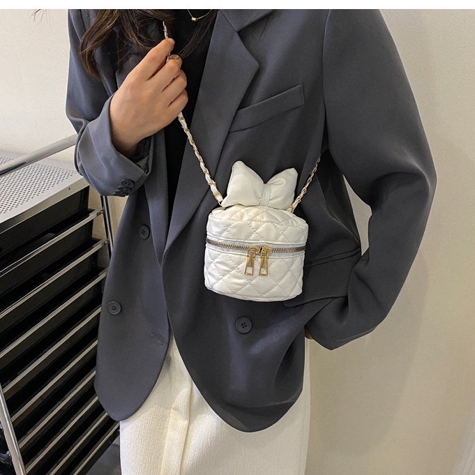 Túi Đeo Chéo Mini Đính Nơ Phong Cách Mới 2022 Cho Nữ