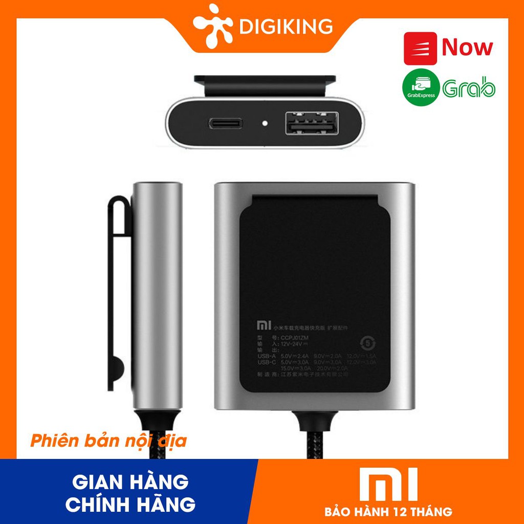 Sạc nối dài xe hơi Xiaomi QC3.0 Car Charger Extender