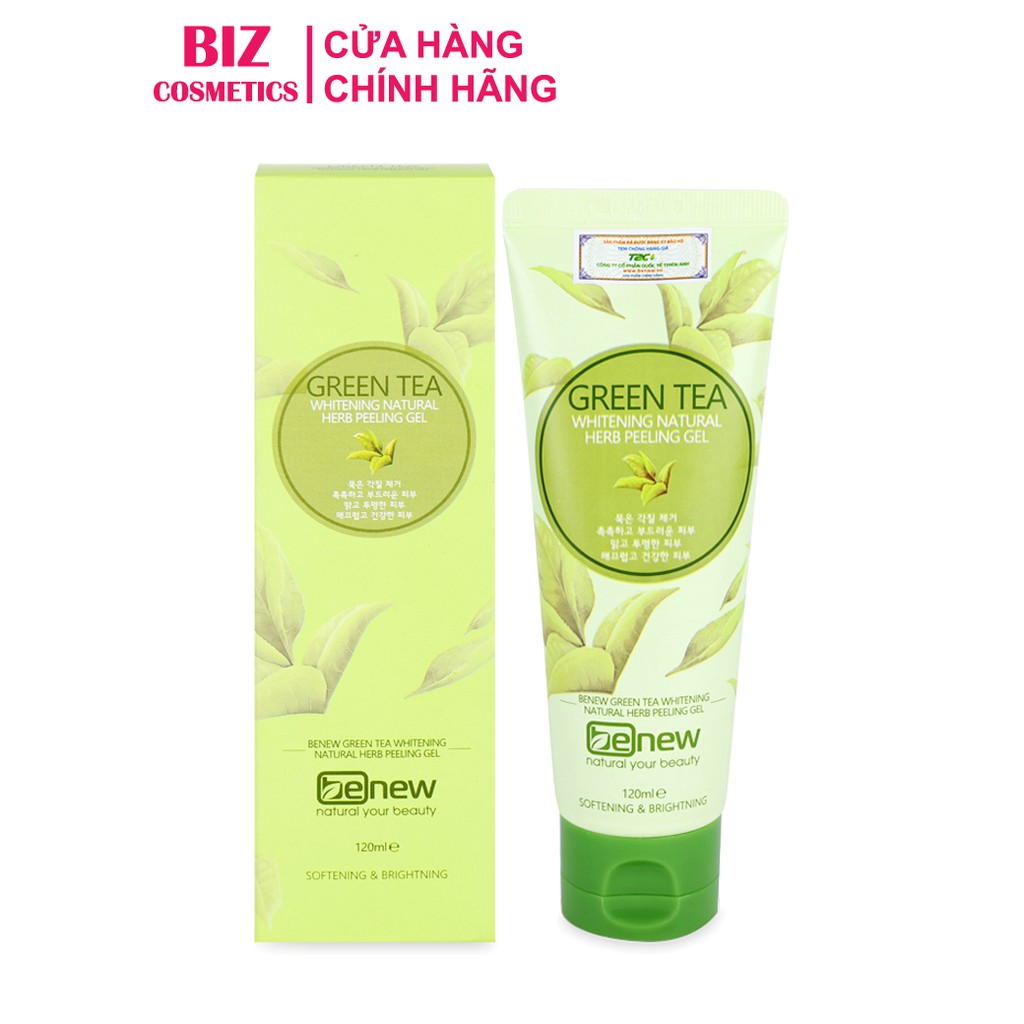 Tẩy tế bào chết cao cấp Benew Green Tea Peeling Gel 120ml