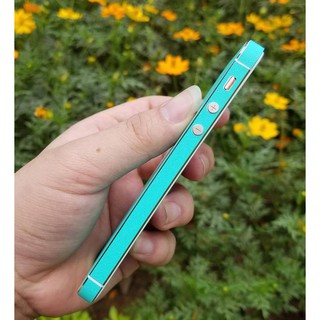 Skin dán xanh lơ iPhone 5S/5SE