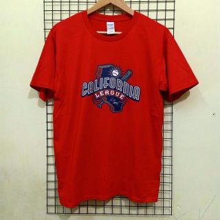 Sỉ Lẻ _ Áo Thun Đỏ Unisex Mẫu California Baseball Bóng Chày
