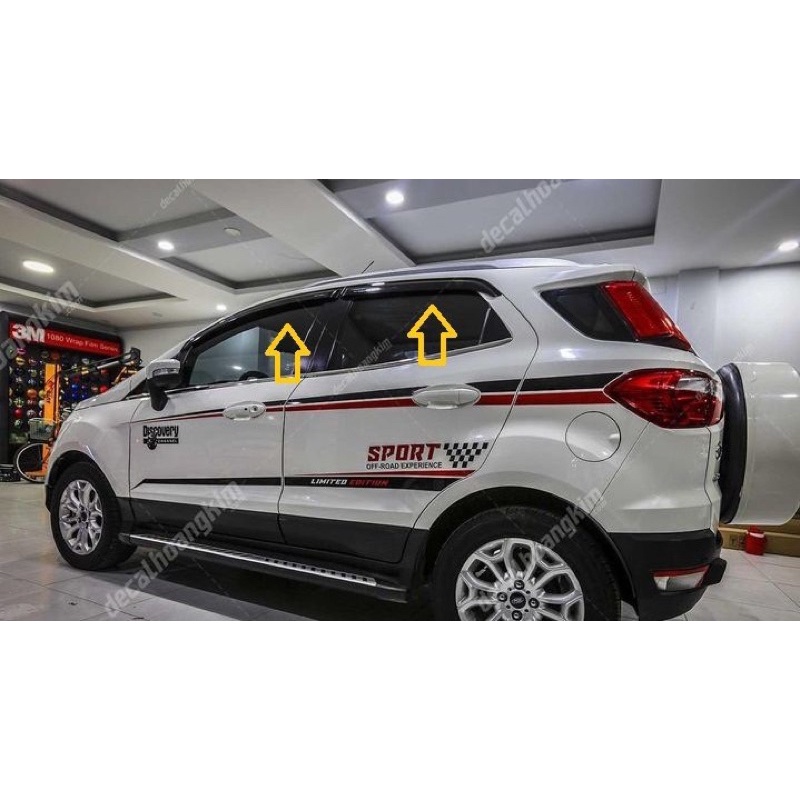 vè mưa Ford Ecosport 2014 - 2021 Vè đen cao cấp Hàn Quốc Auto Clover