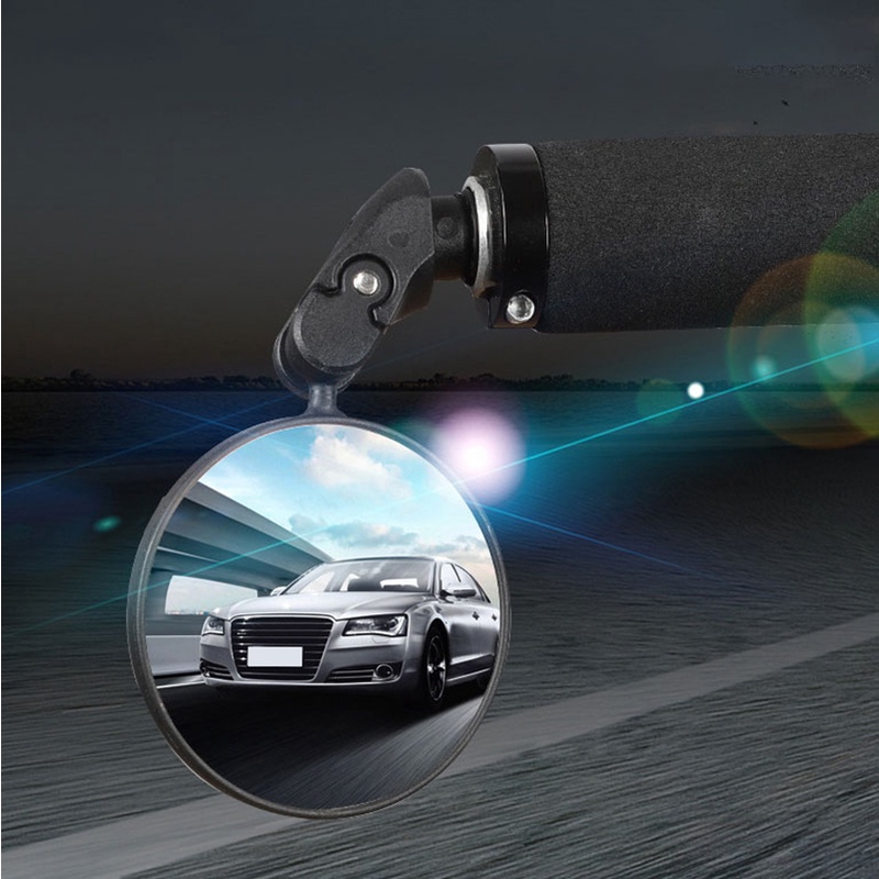 Gương Chiếu Hậu Góc Rộng Xoay 360 Độ Cho Xe Đạp Leo Núi