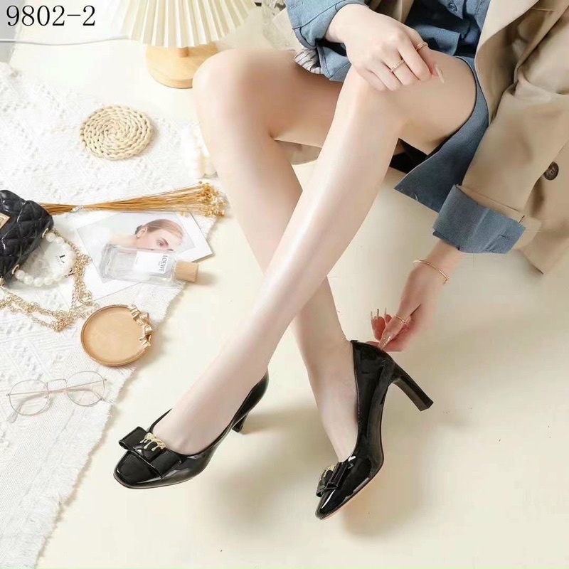 Giày Cao Gót 7,5cm Da mềm đi siêu thích ạ