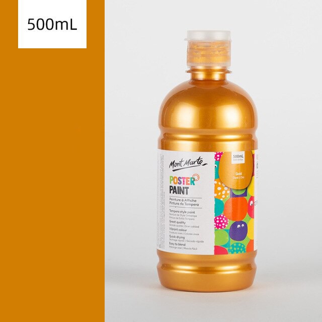 Màu Nước Poster Paint Mont Marte 500ml - Gold - MPST0011