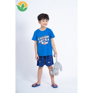 Bộ bé trai áo cotton quần lanh việt thắng từ 13kg-45kg