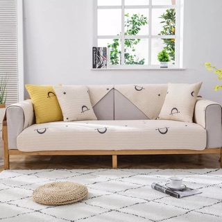 Bọc sofa cotton thêu mới 706 size 70*70cm