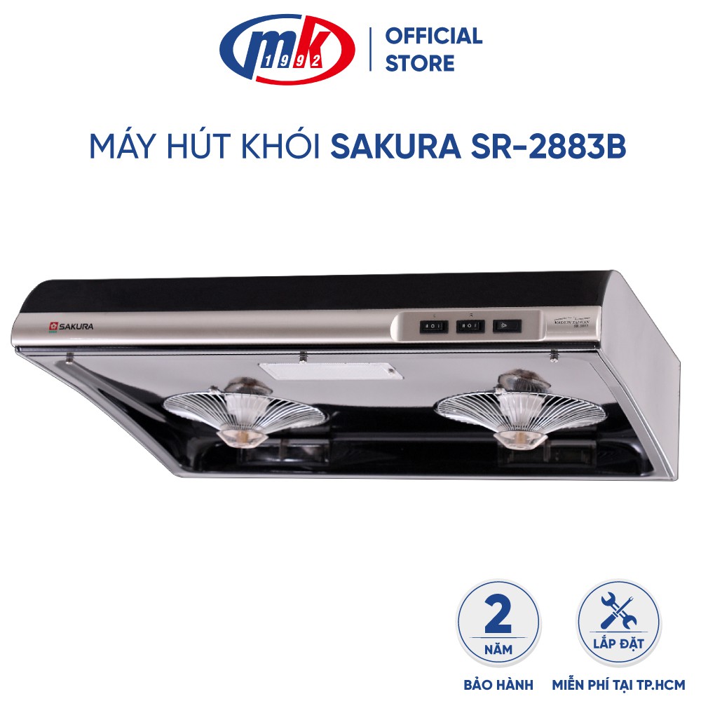 Máy hút khói Sakura SR-2883B - Hàng chính hãng - Bảo hành 24 tháng