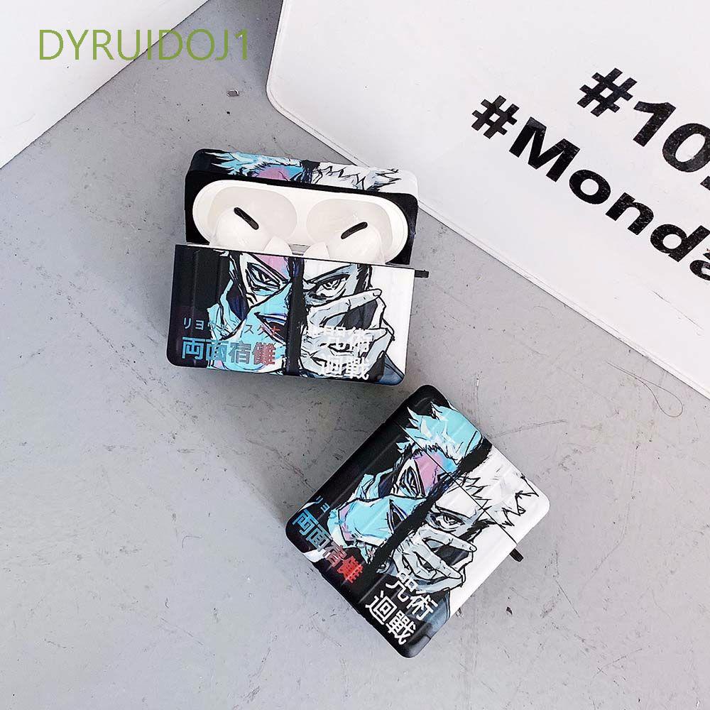 Vỏ bọc hộp sạc tai nghe bluetooth silicon hoạt hình anime Jujutsu Kaisen chống sốc thích hợp cho Airpods 1 2 Pro 3