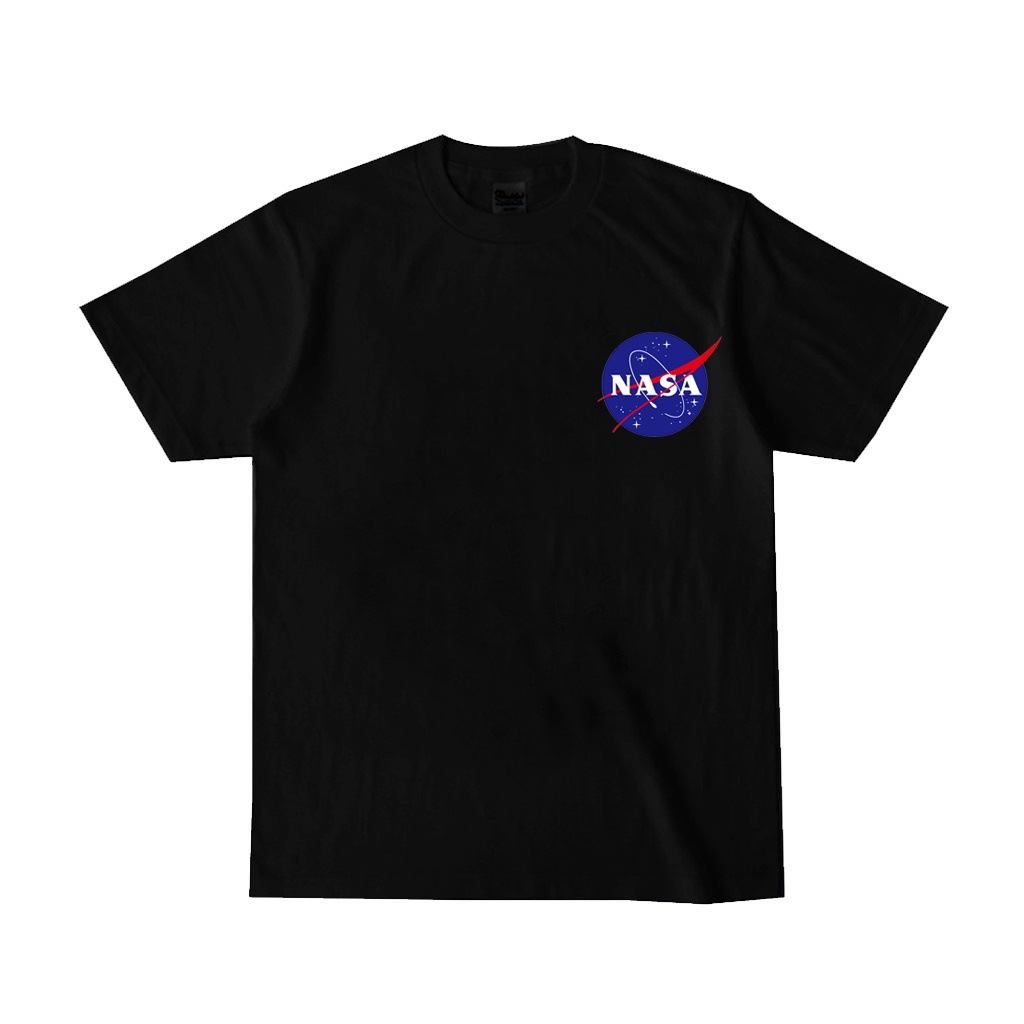Áo tay ngắn cổ tròn in chữ Nasa kích thước s-4xl cho nam nữ mới