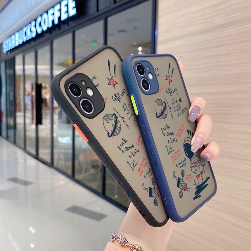 Ốp Điện Thoại Cứng Nhám Hình Phi Hành Gia Chống Sốc Bảo Vệ Camera Cho Realme 9 Pro Plus Narzo 50 Pro V25 Q5 5G