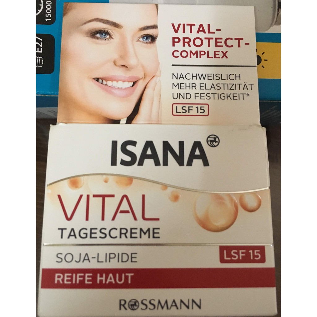 Kem Dưỡng ISANA VITAL SOJALIPID ban ngày (hàng xách tay chính hãng