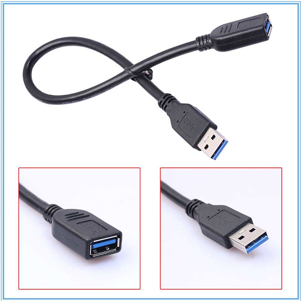 Dây cáp nối dài tốc độ cao 0.3 / 0.5 / 1 / 1.5 / 3m usb 3.0